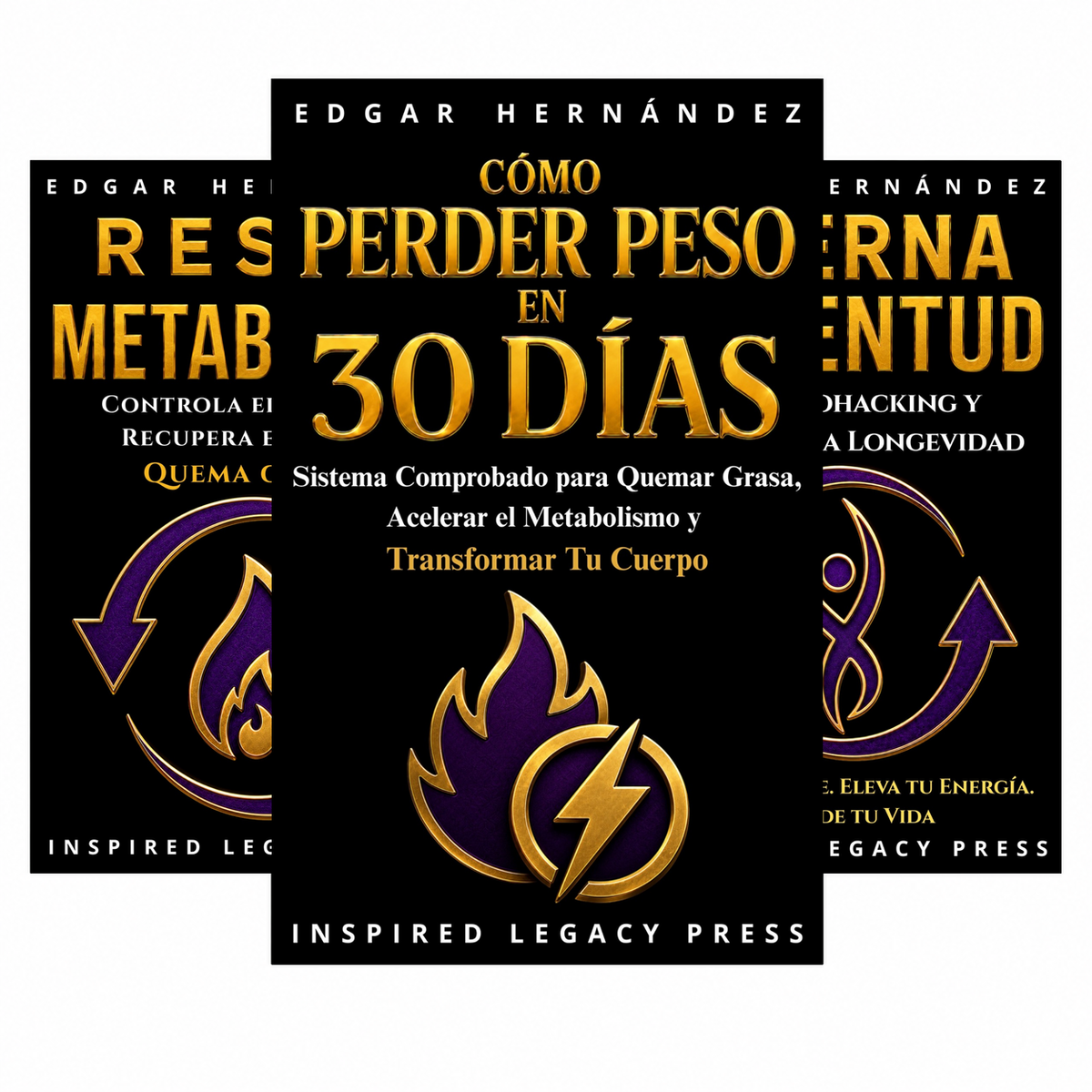 Serie de libros Inspired Legacy Vitalidad de Edgar Hernández.
