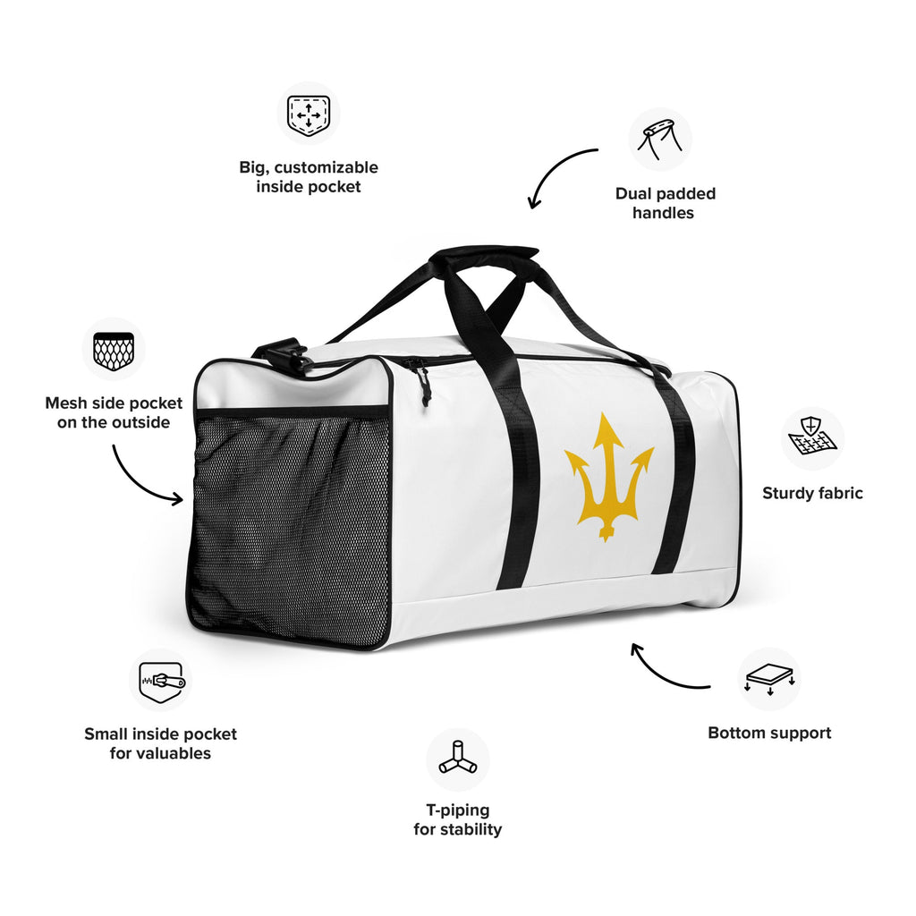 INSPIRED Duffle Bag with dual padded handles and adjustable removable shoulder strap