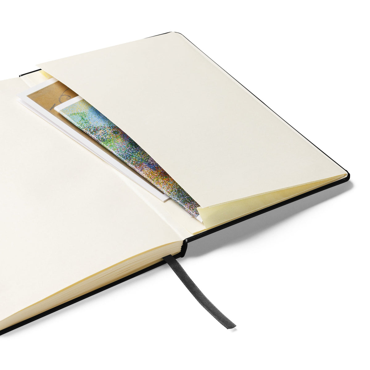 Inspired Legacy hardcover notebook inner pocket detail